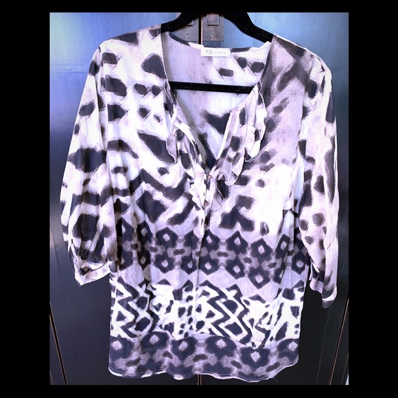 Animal print blouse - Picture 1 of 2